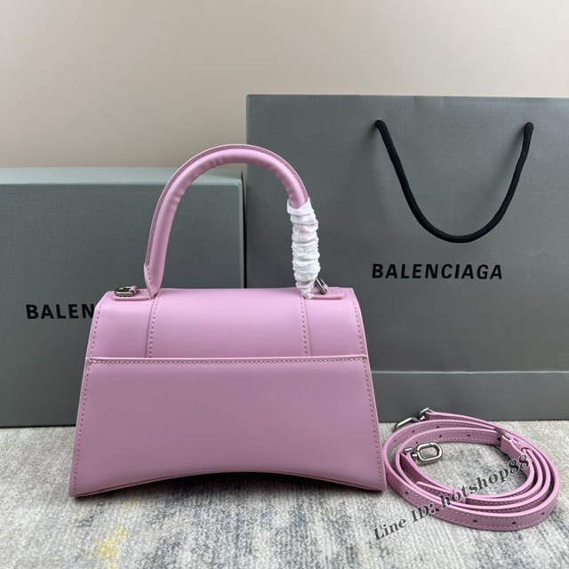 Balenciaga專櫃爆款新色鱷魚紋S號Hourglass沙漏包 巴黎世家頂級原單手提肩背包 款號：8895 fyj1225